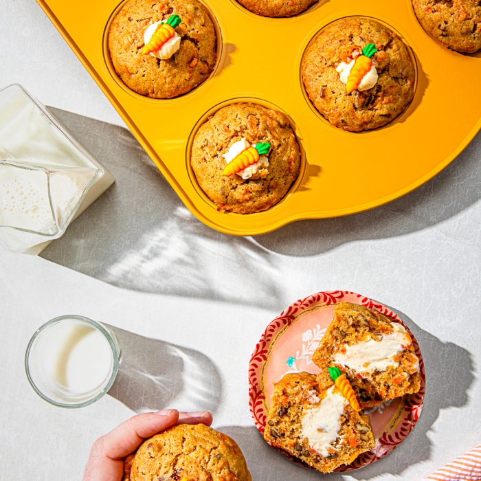 Muffins aux carottes moelleux