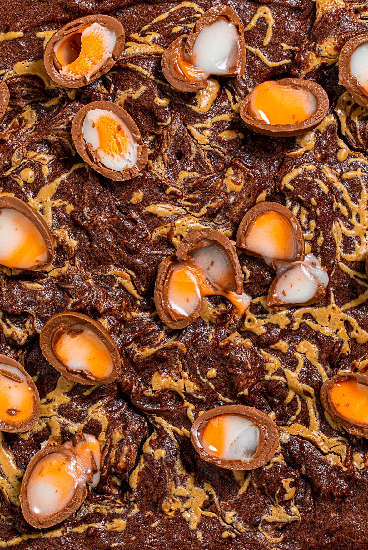 The Best Cadbury Egg Brownies
