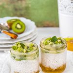 Pouding chia et kiwis
