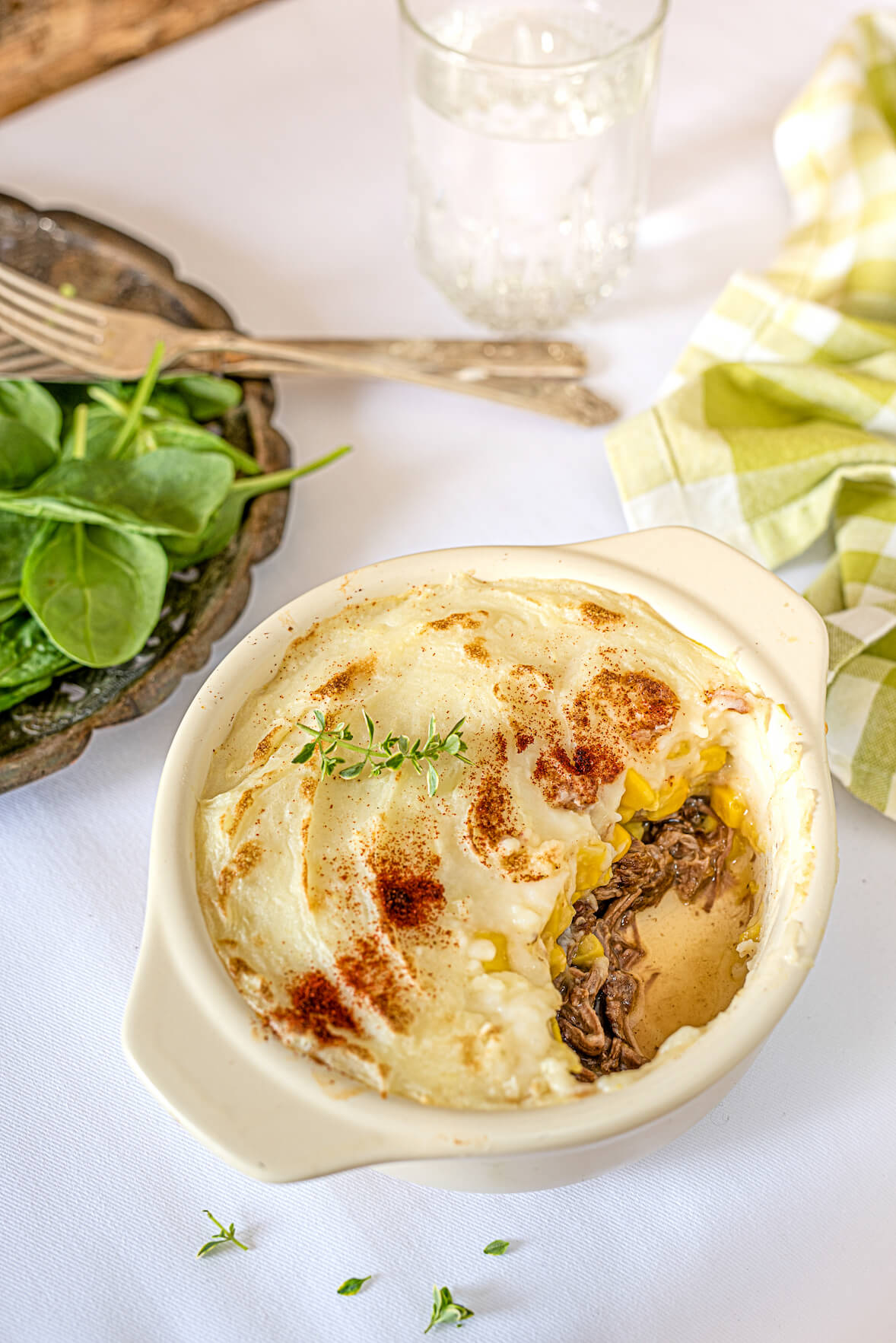 Pâté chinois au boeuf braisé
