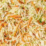 Salade de chou pomme verte et amandes