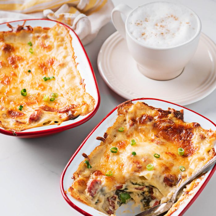 Lasagne déjeuner à la saucisse