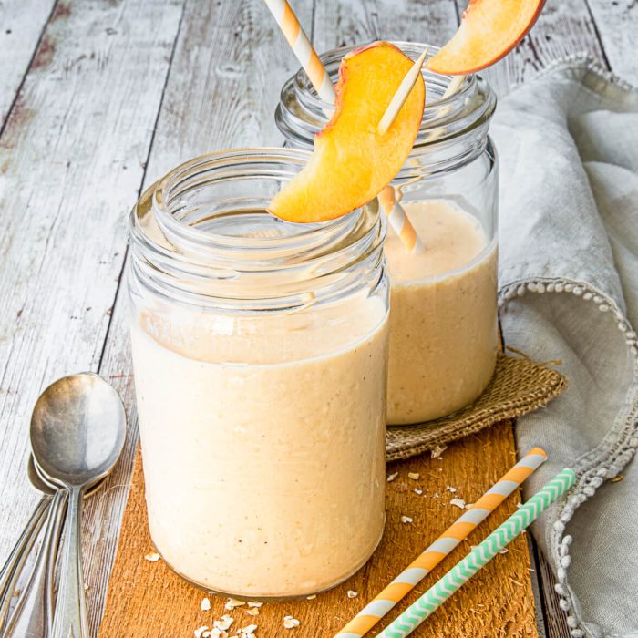 Smoothie aux pêches