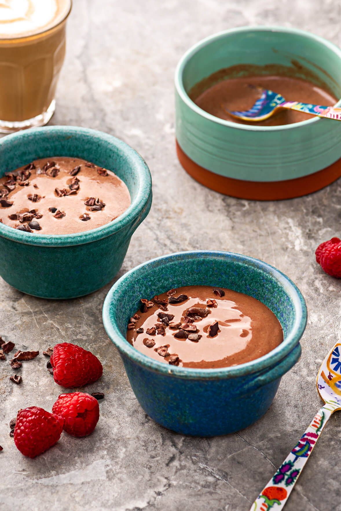 Mousse au chocolat protéinée