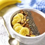 Banana and Chocolate Smoothie Bowl