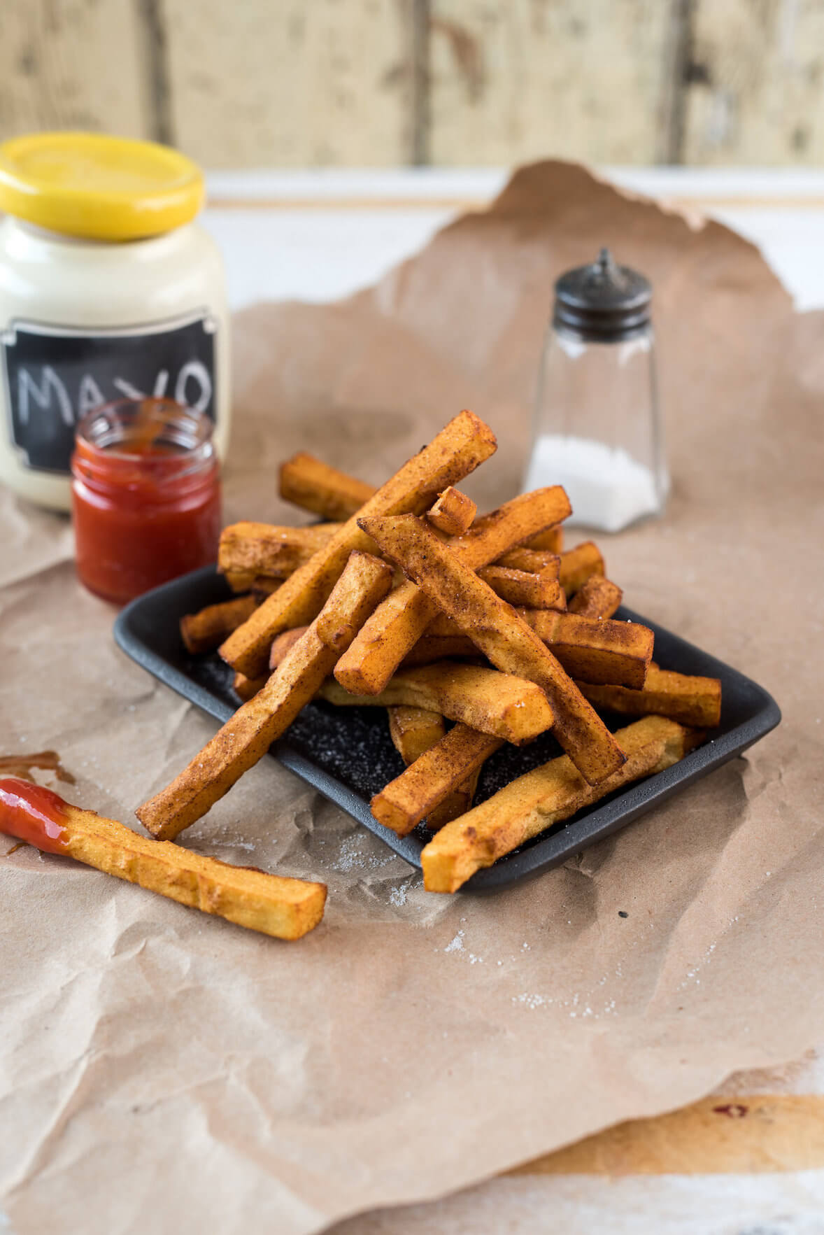 Frites de pois chiches