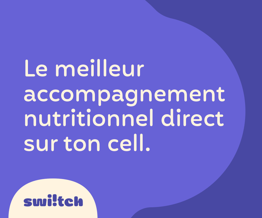 Swiitch - Plan alimentaire
