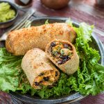 Burritos au poulet façon chimichangas
