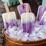 Popsicles aux bleuets et au gingembre