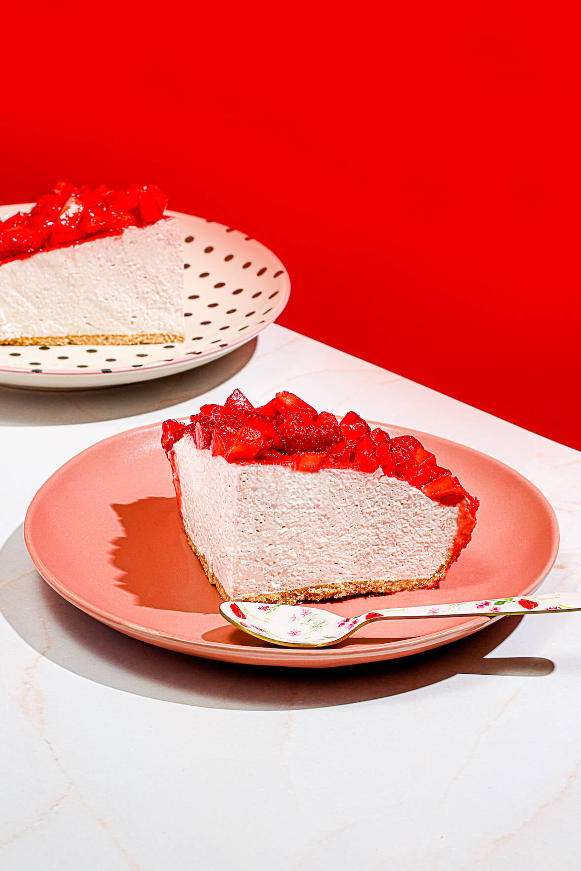 Tarte aux fraises et au yogourt sans cuisson