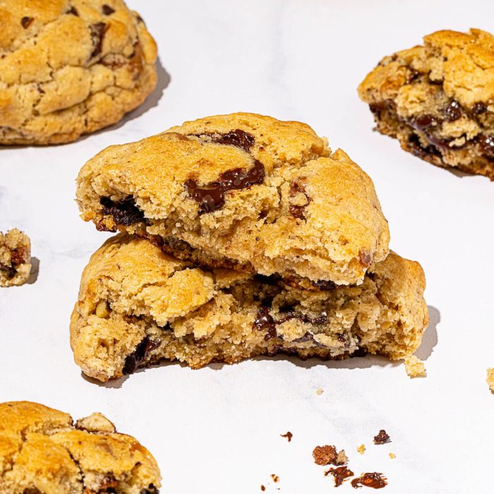 Biscuits aux pépites de chocolat (style New York)