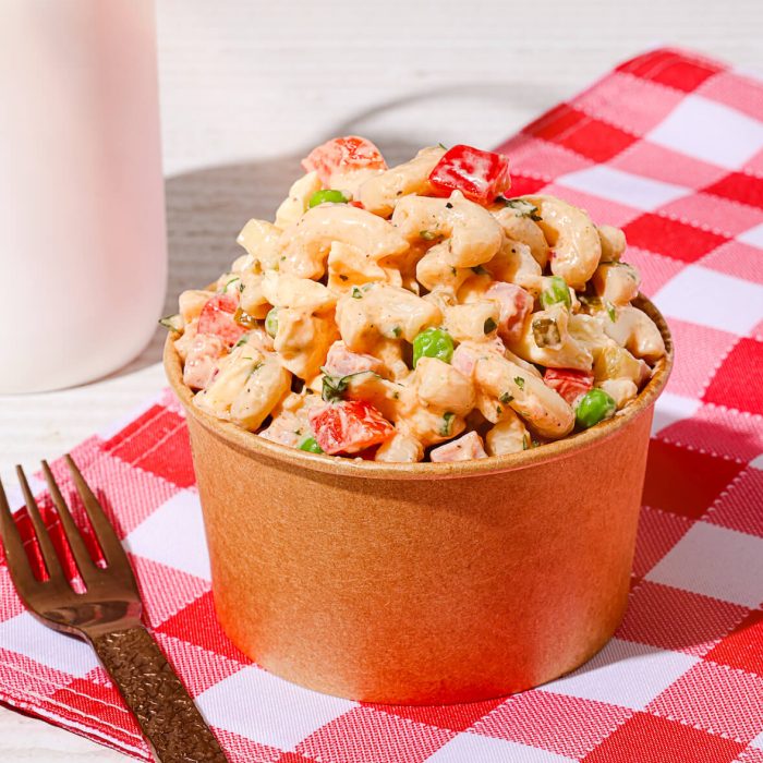 Salade de macaronis au jambon