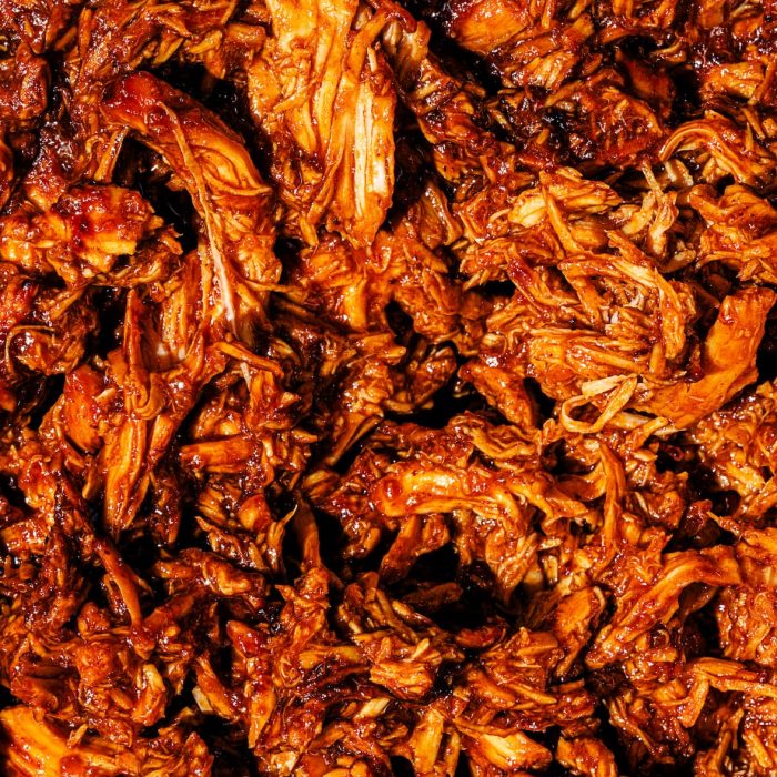 Porc effiloché à la mijoteuse