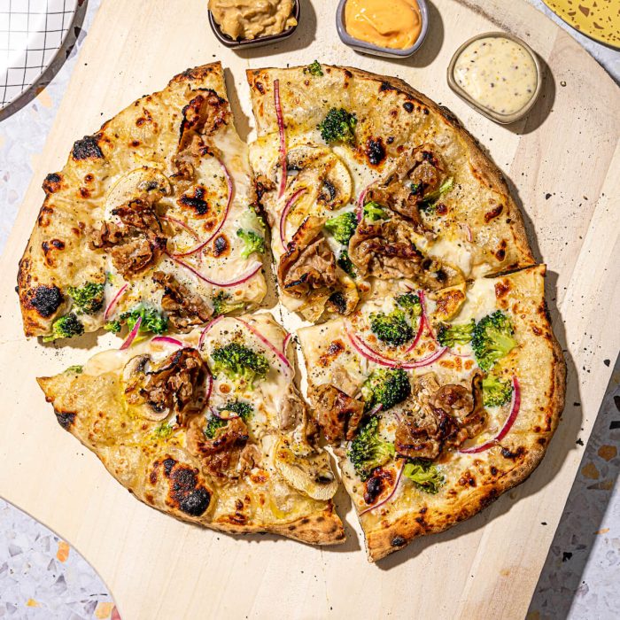 Pizza fondue chinoise