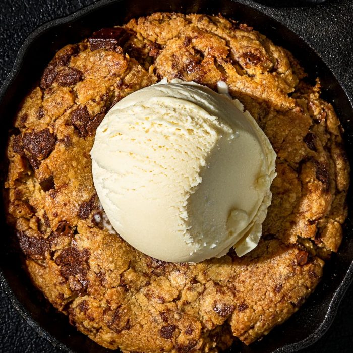 Biscuit géant à la poêle