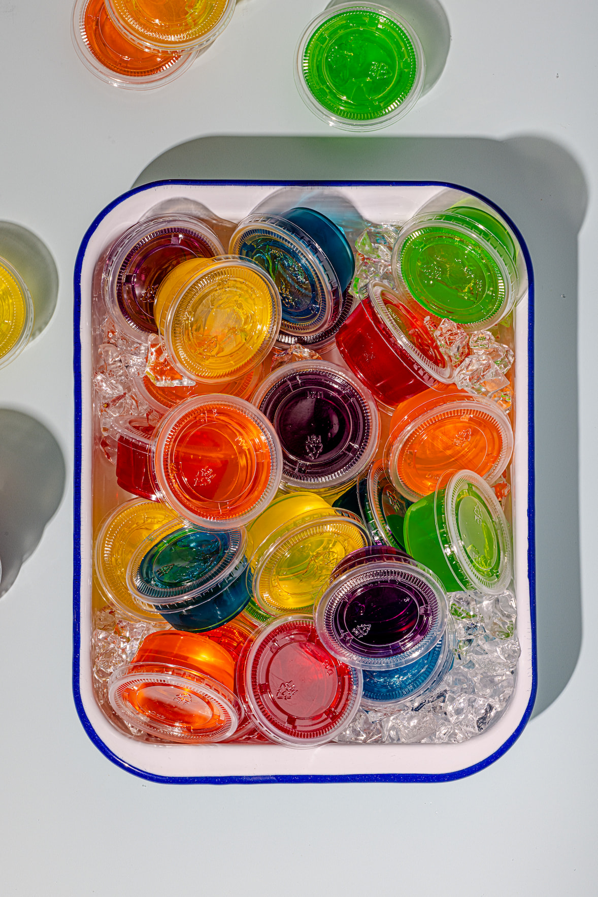 Shooters alcool au Jell-O