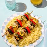 Brochettes de tofu au four
