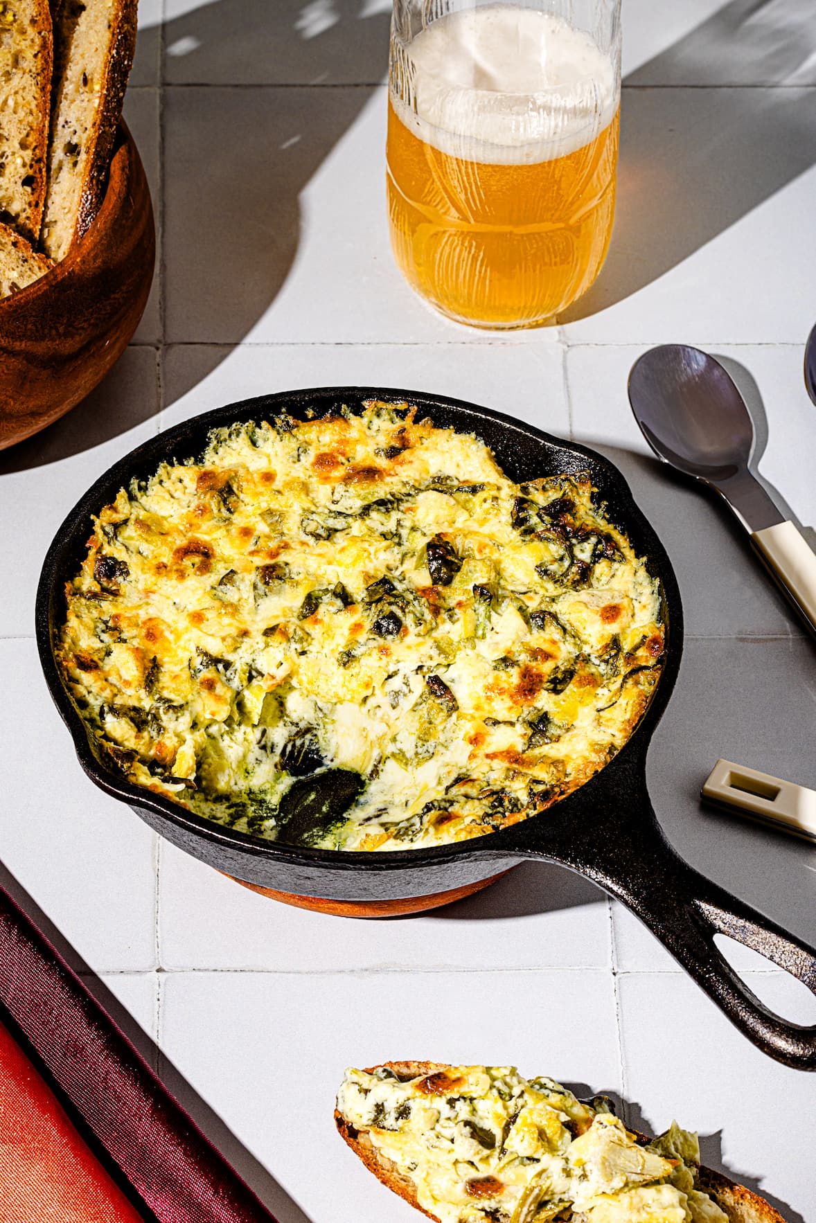 Recette trempette chaude aux artichauts