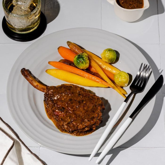 Côtelettes de porc à la mijoteuse (érable et cari)