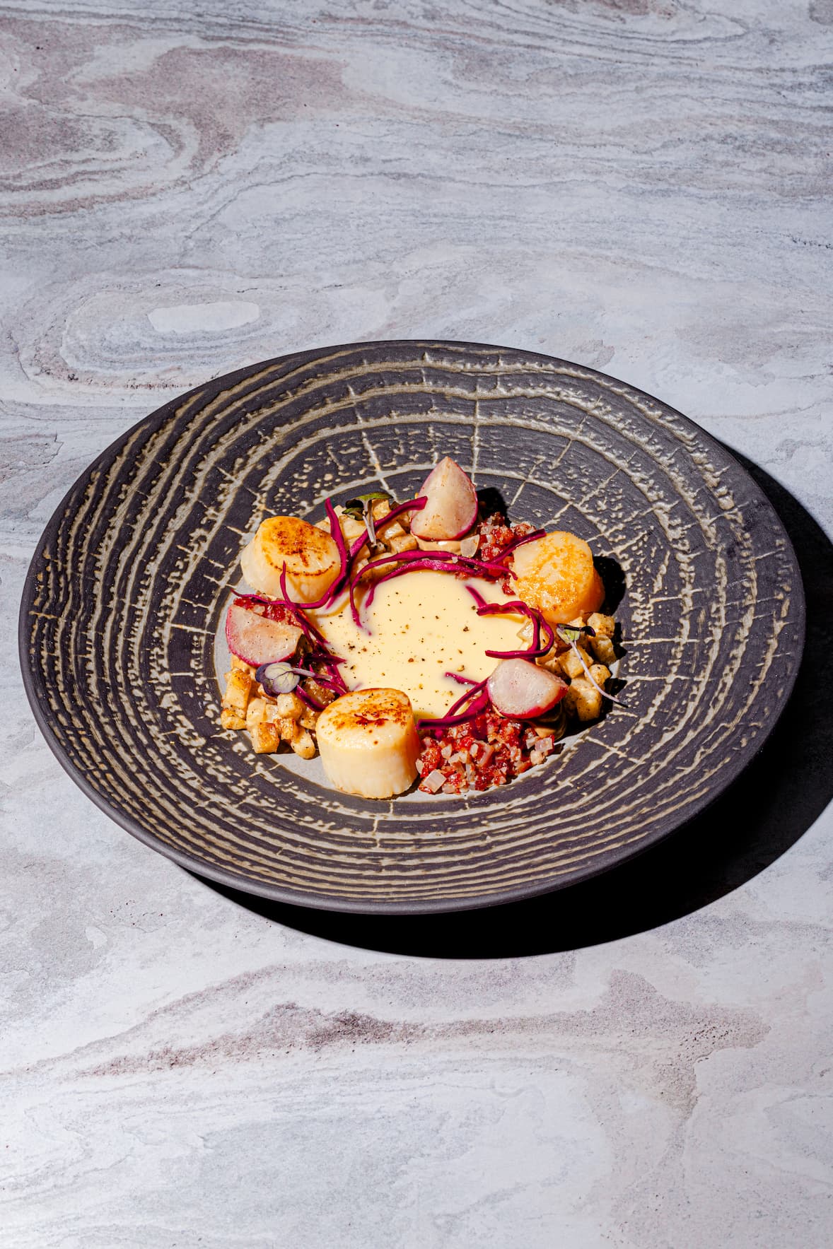 Masterchef Québec saison 1 - recette Sandra Plourde - Pétoncles des Îles-de-la-Madeleine et beurre blanc