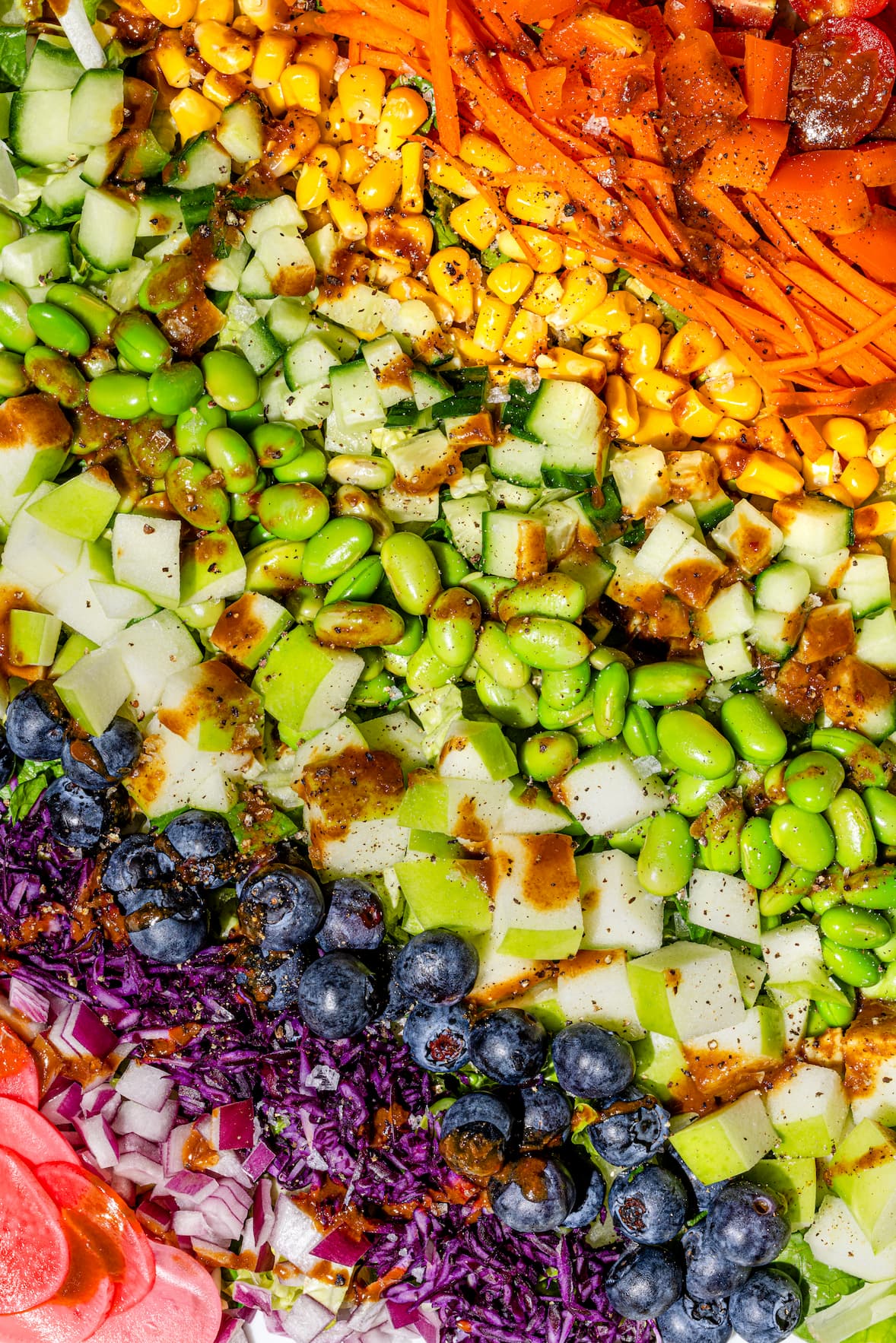 Salade thaïe arc-en-ciel