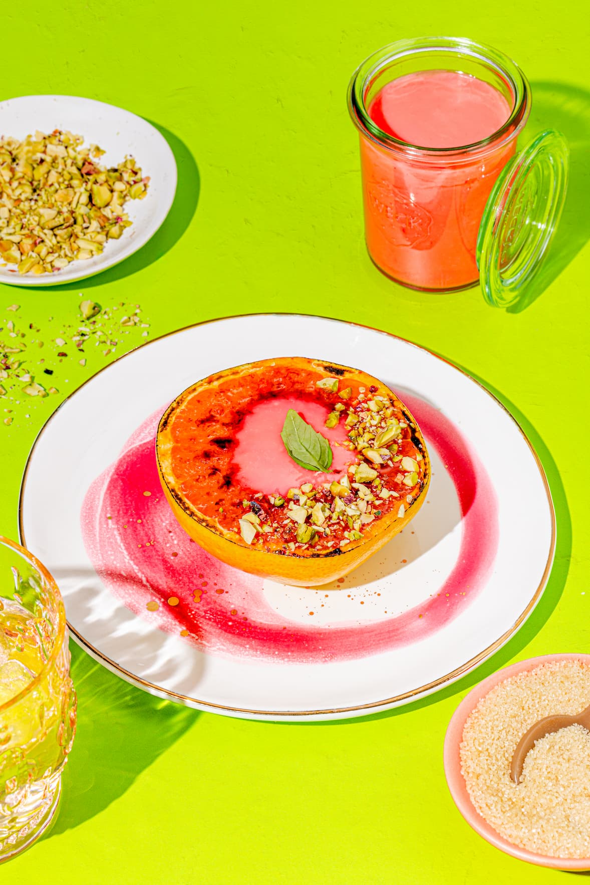 Crème brûlée pamplemousse