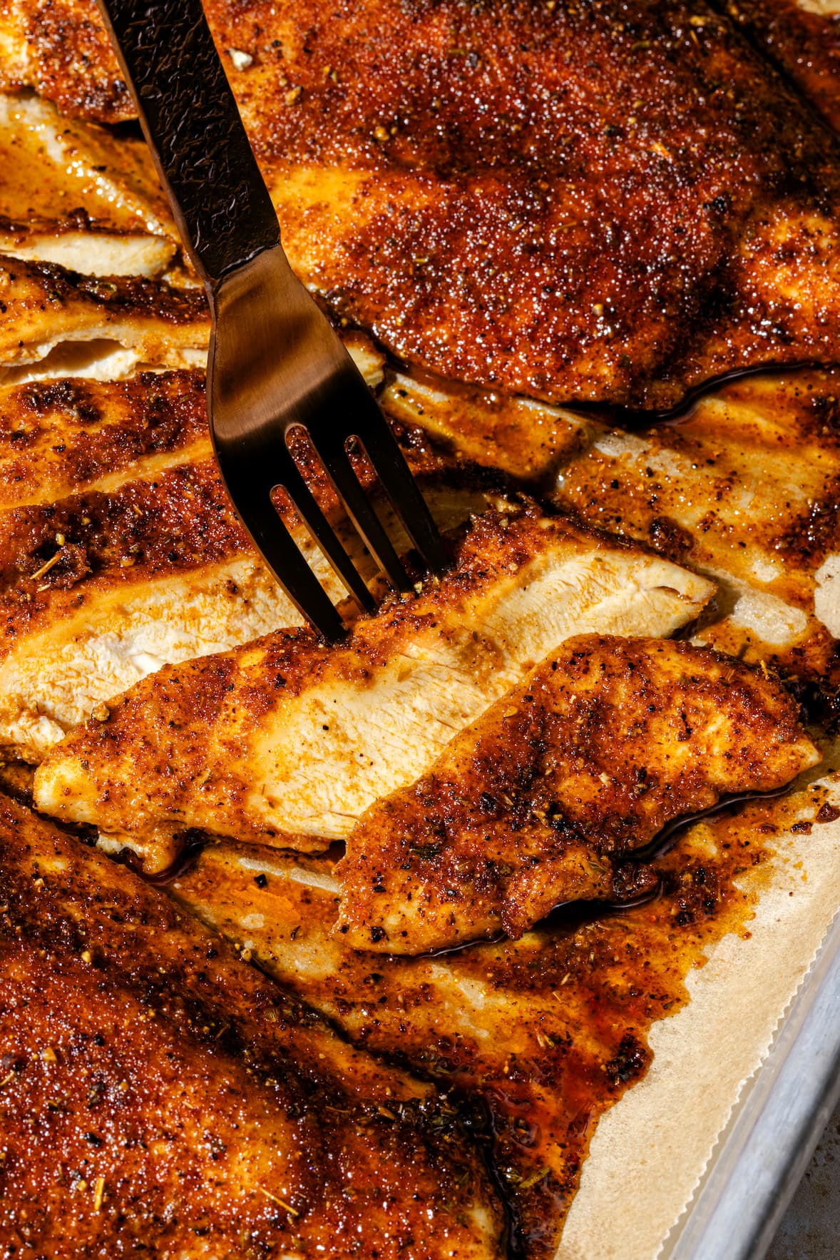 Poulet juteux au four