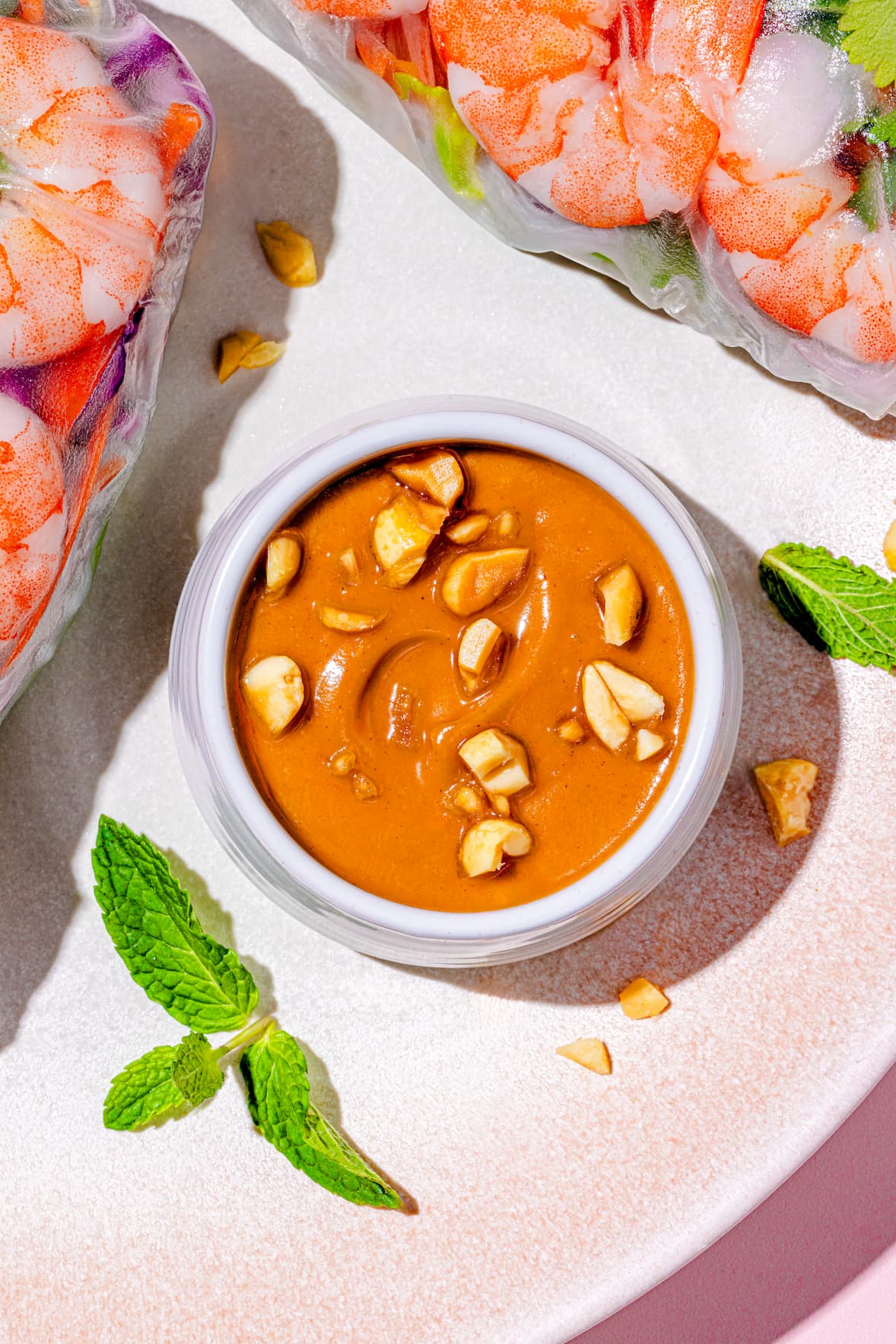 Sauce aux arachides pour rouleaux de printemps