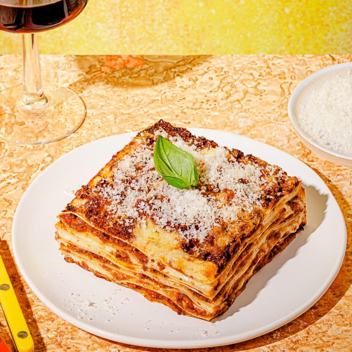 Lasagne al ragù à la béchamel