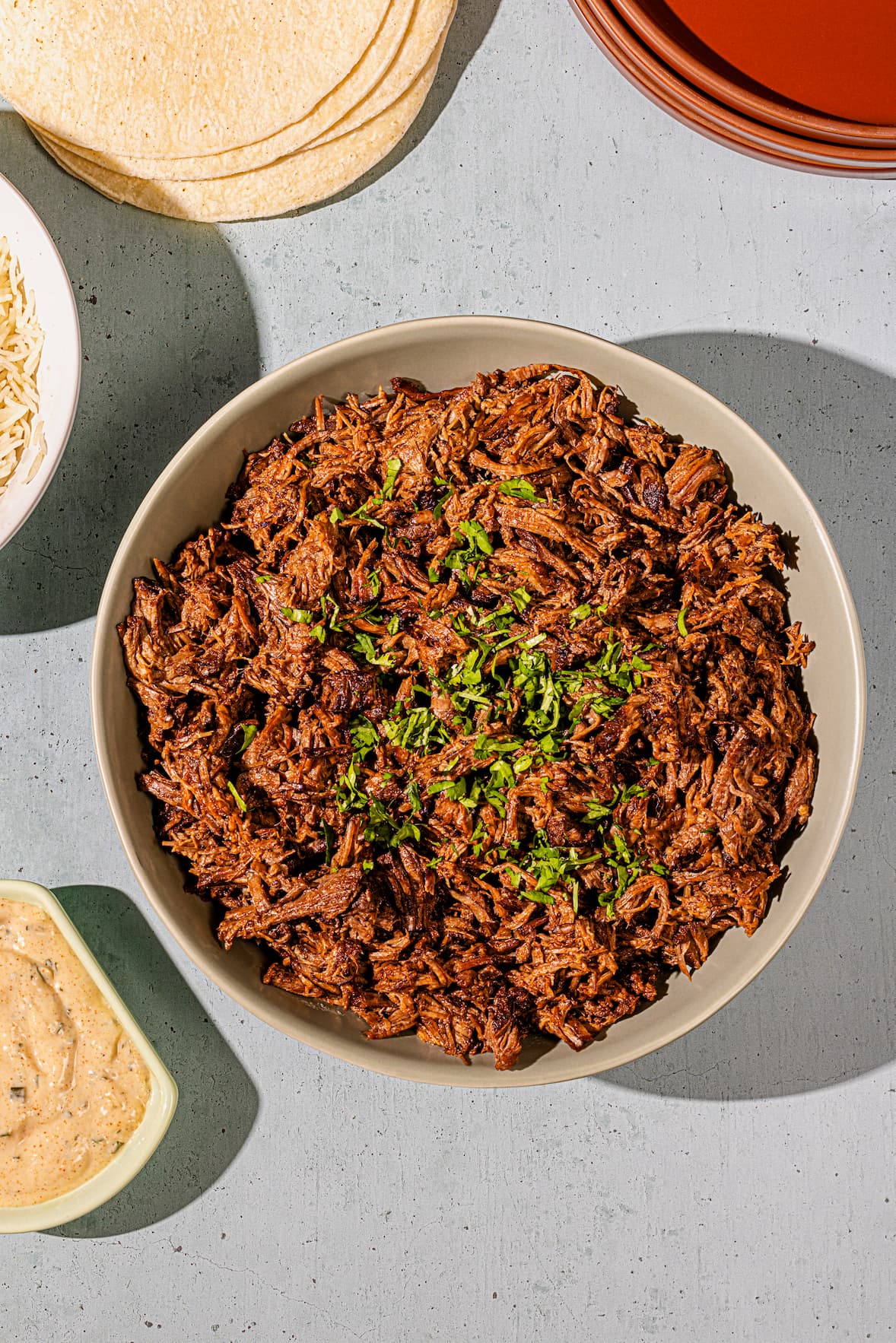 Boeuf barbacoa pour tacos
