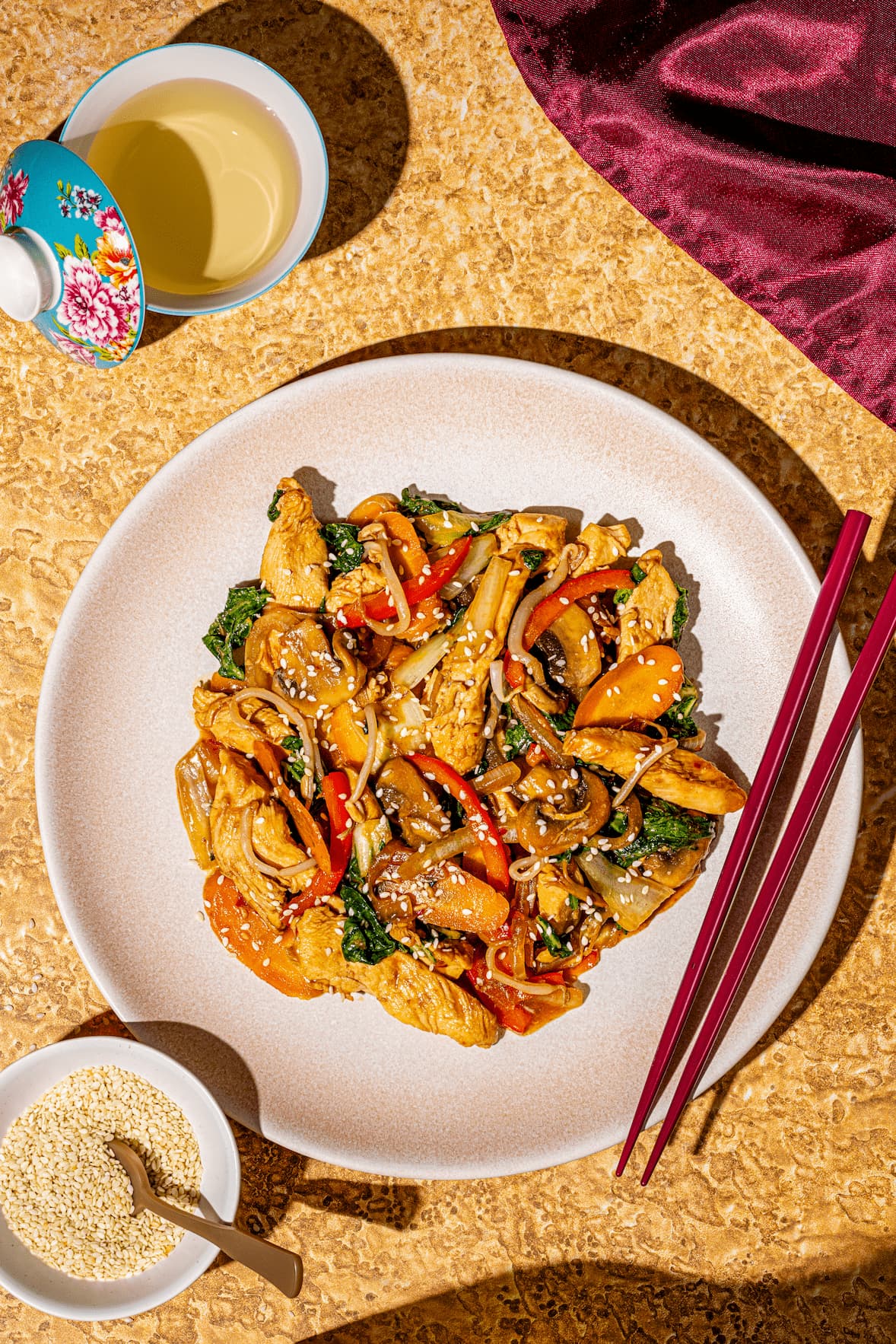 Chop suey au poulet