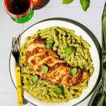 Pâtes au pesto et au poulet