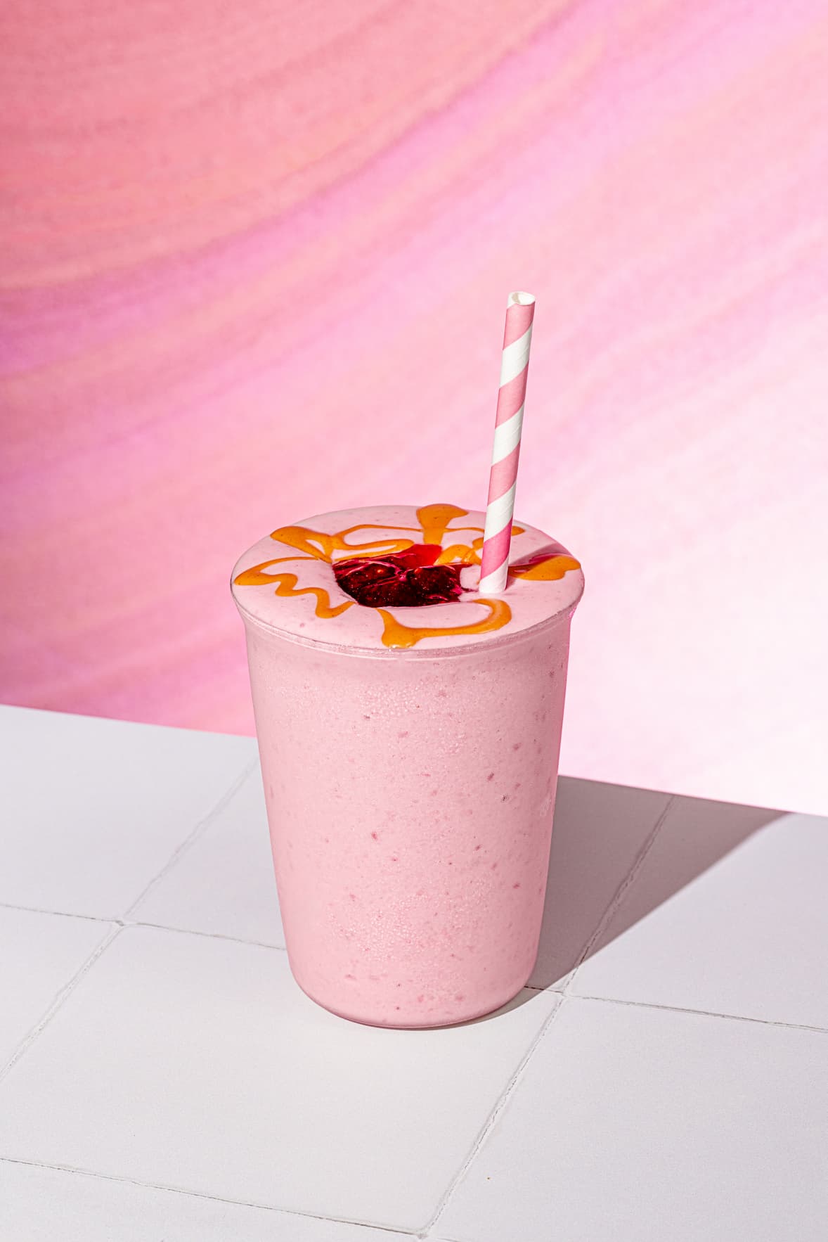 Smoothie confiture et beurre d'arachide