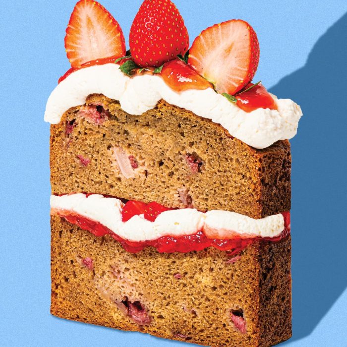 Pain aux bananes shortcake aux fraises