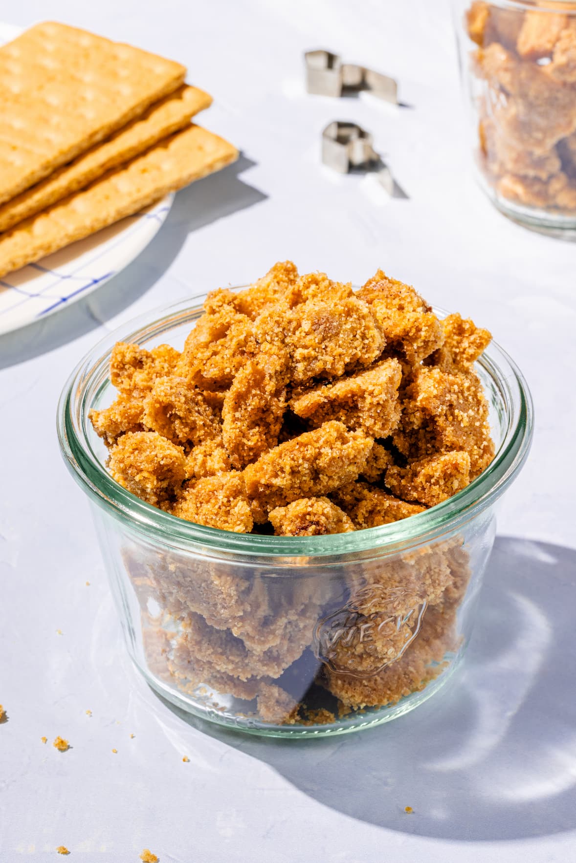 Crumble biscuits graham