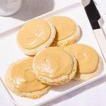Galettes blanches au sucre à la crème