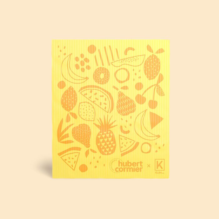 Essuie-tout réutilisable jaune