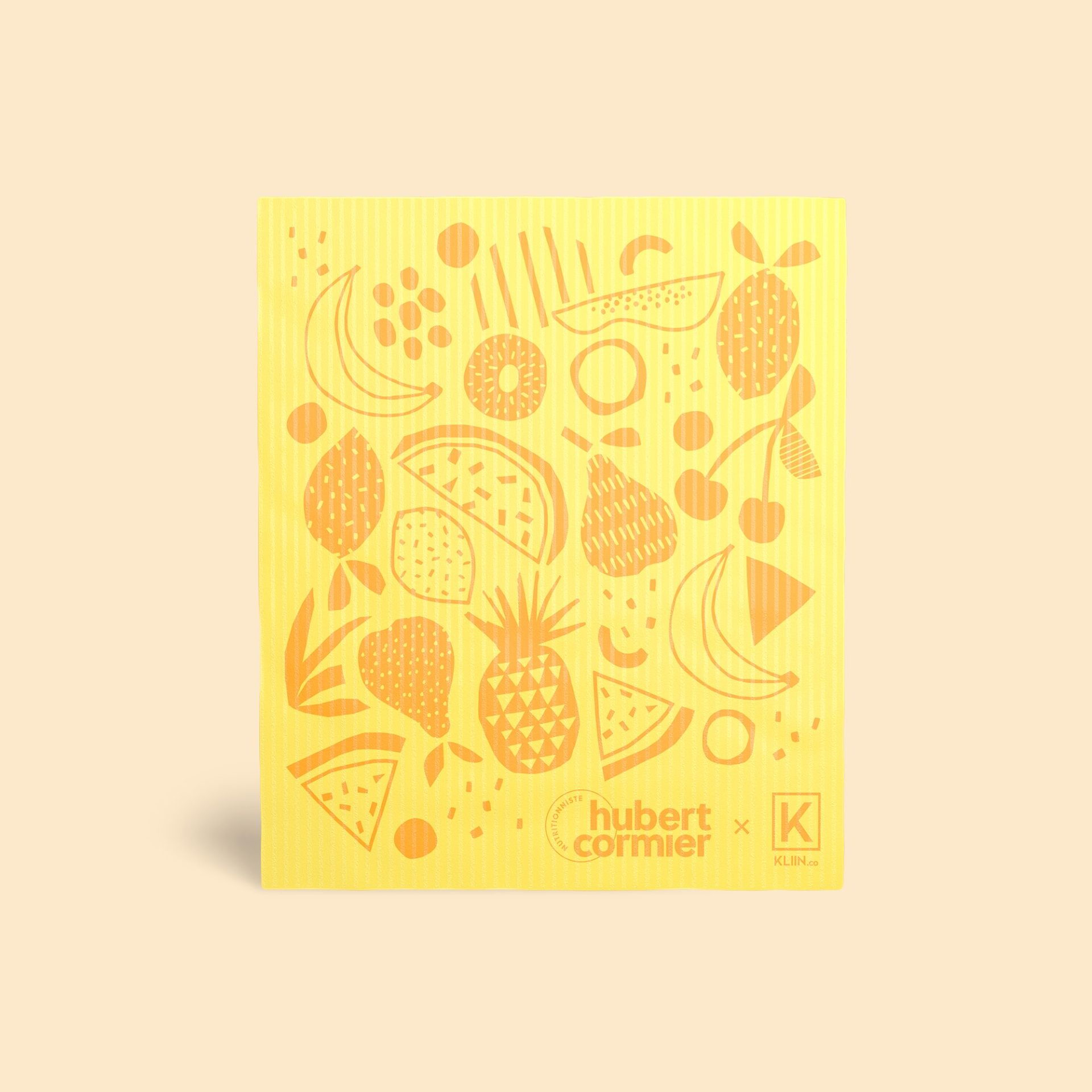 Essuie-tout réutilisable jaune