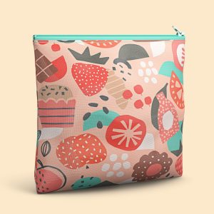 Sac collation réutilisable rose - grand