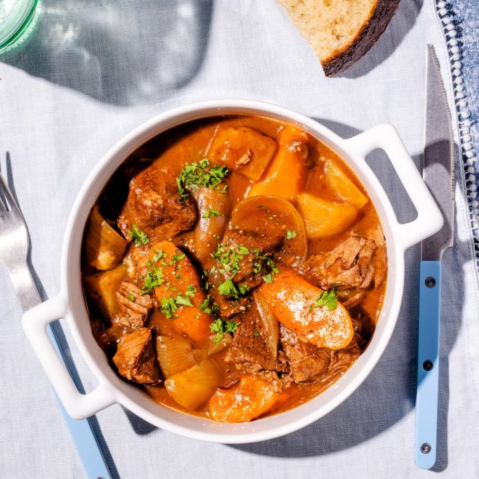 Ragoût de boeuf à la mijoteuse