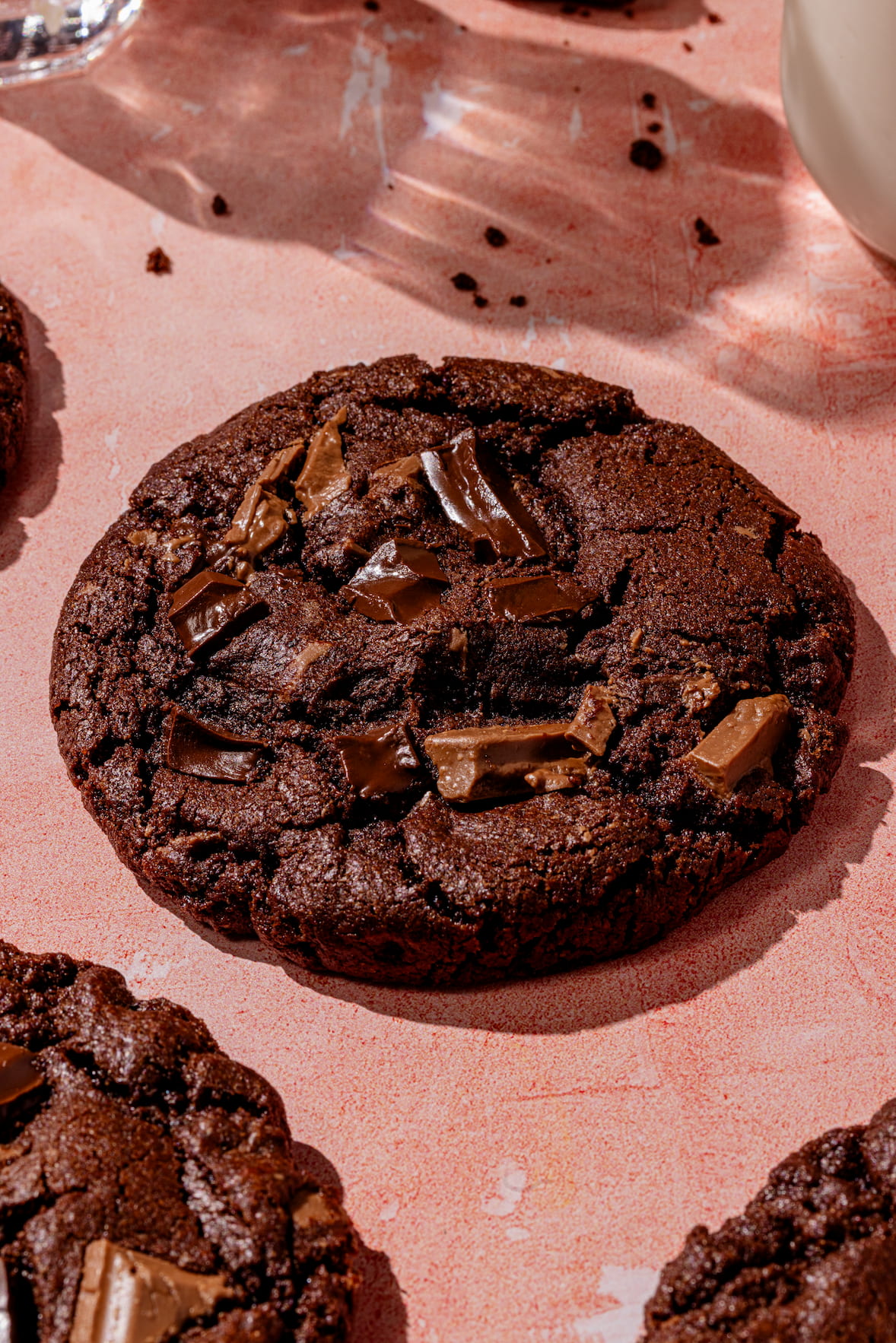 Biscuits double chocolat décadents moelleux et cochons