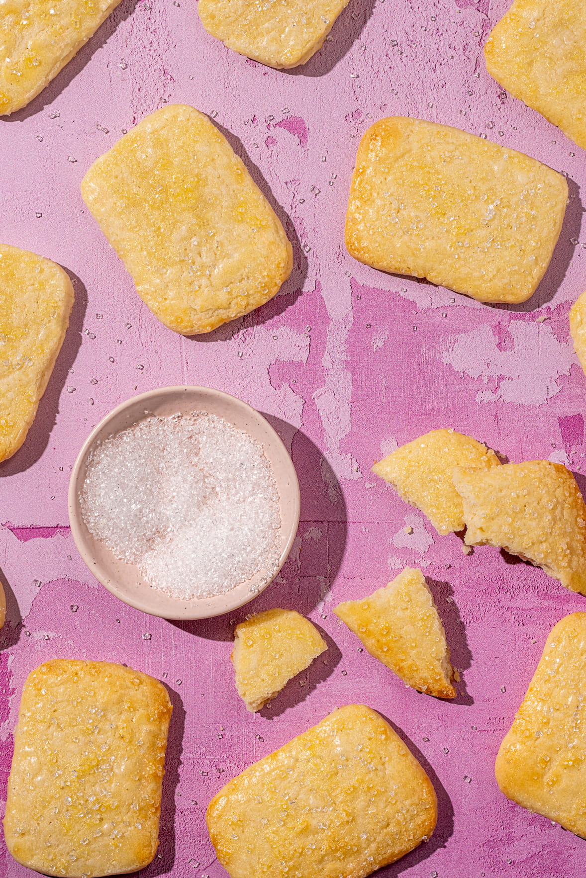 Biscuits sablés au beurre avec sucre