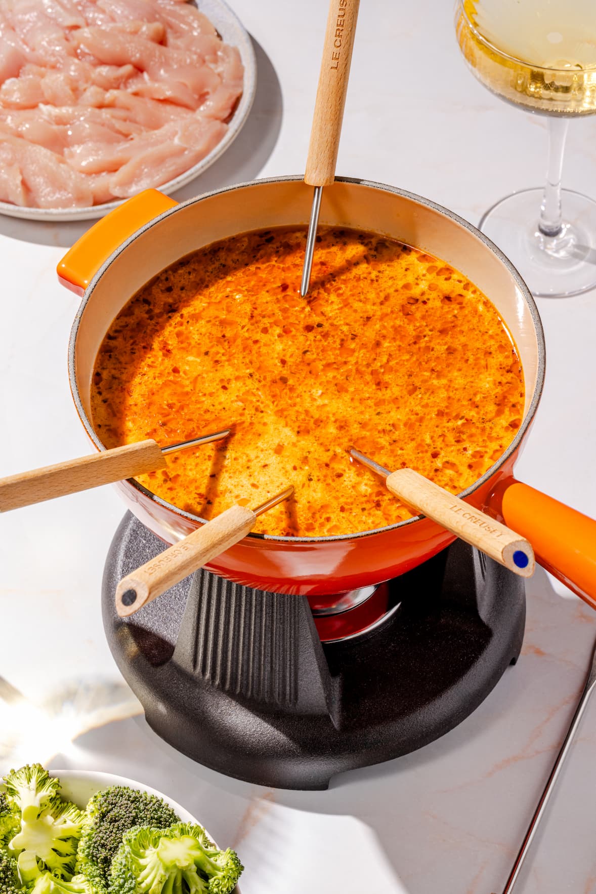 Bouillon thaï pour fondue chinoise