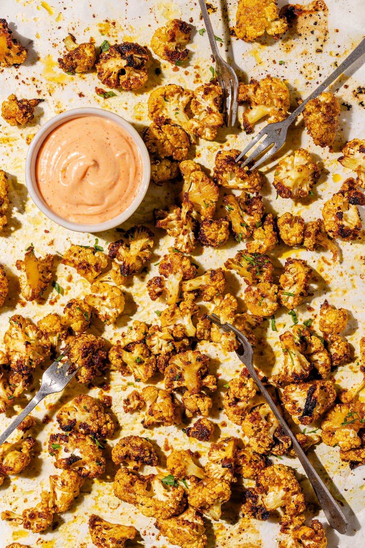 Choux-fleurs cuits au four