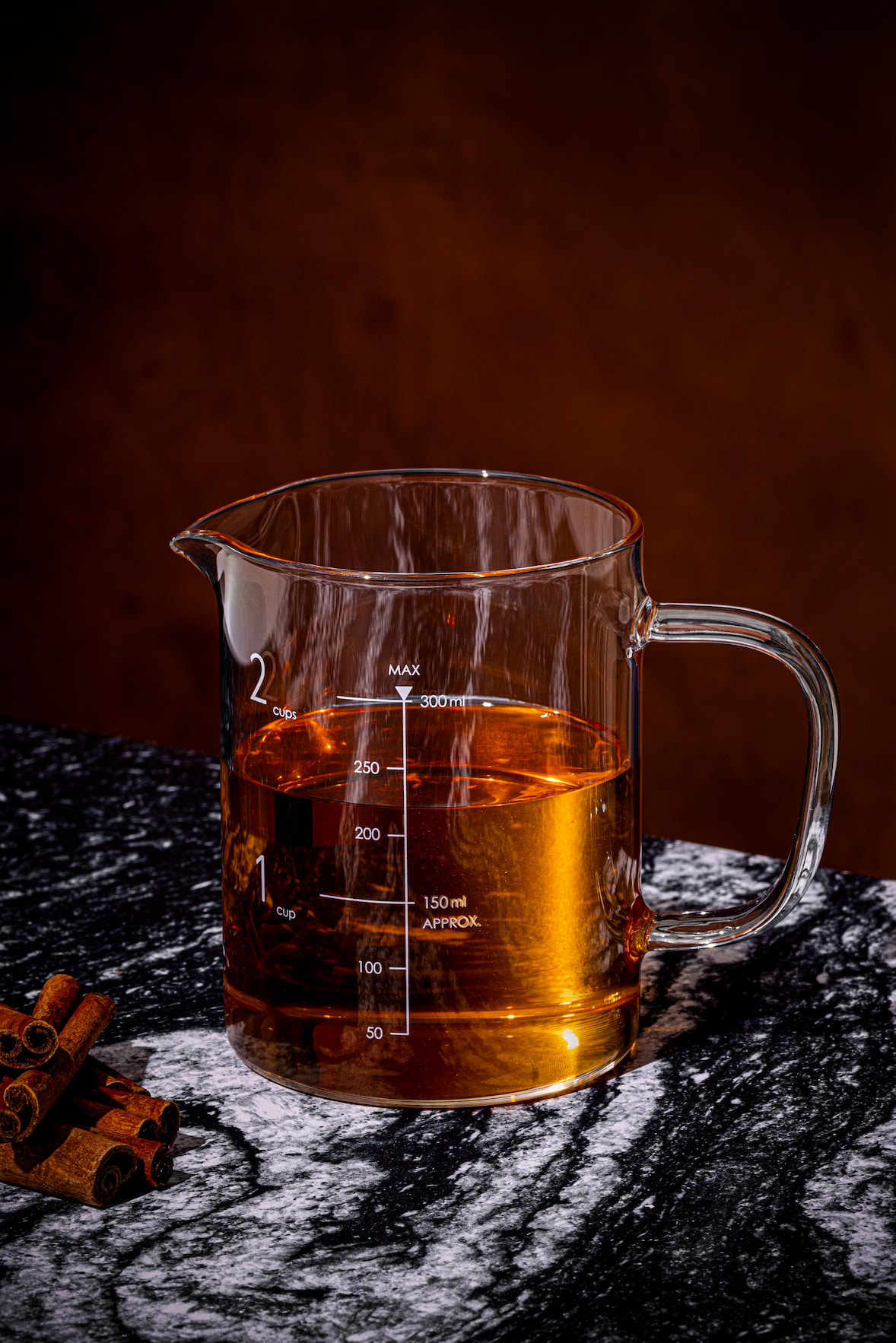 Sirop aromatisé à la cannelle