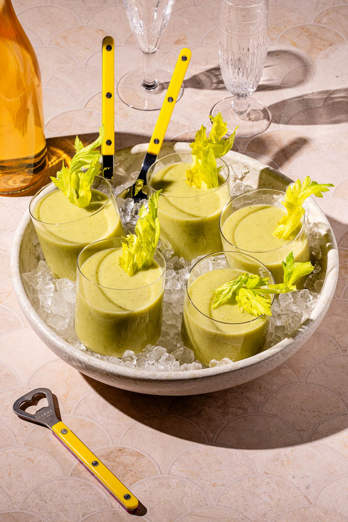 Soupe froide de céleri