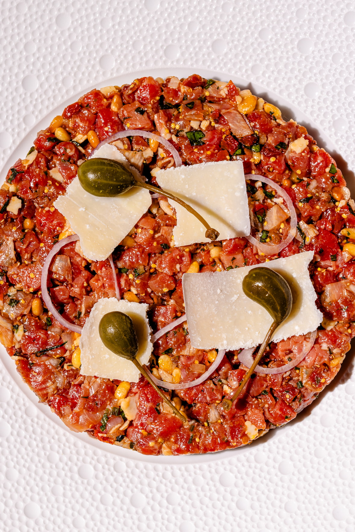 Tartare de boeuf à l'italienne