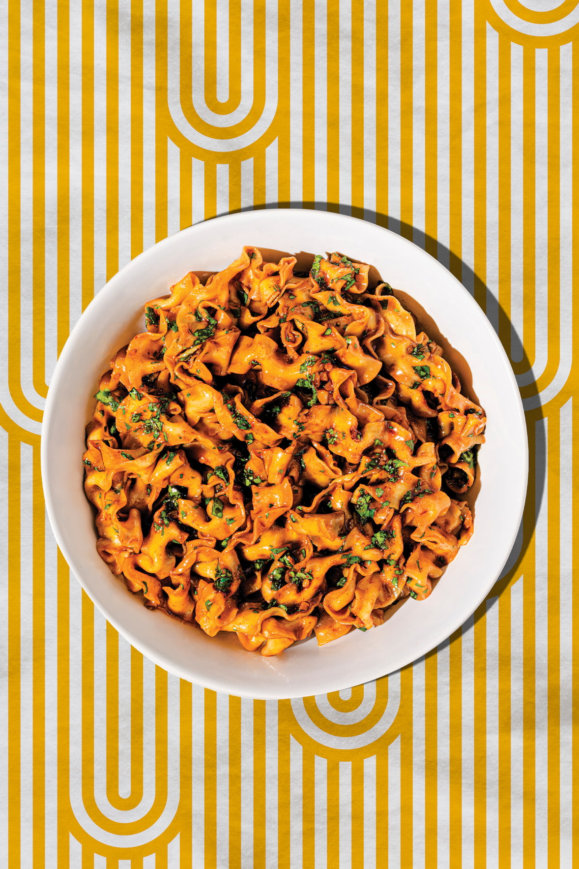 Bol de nouilles ramen à la coriandre et à la lime