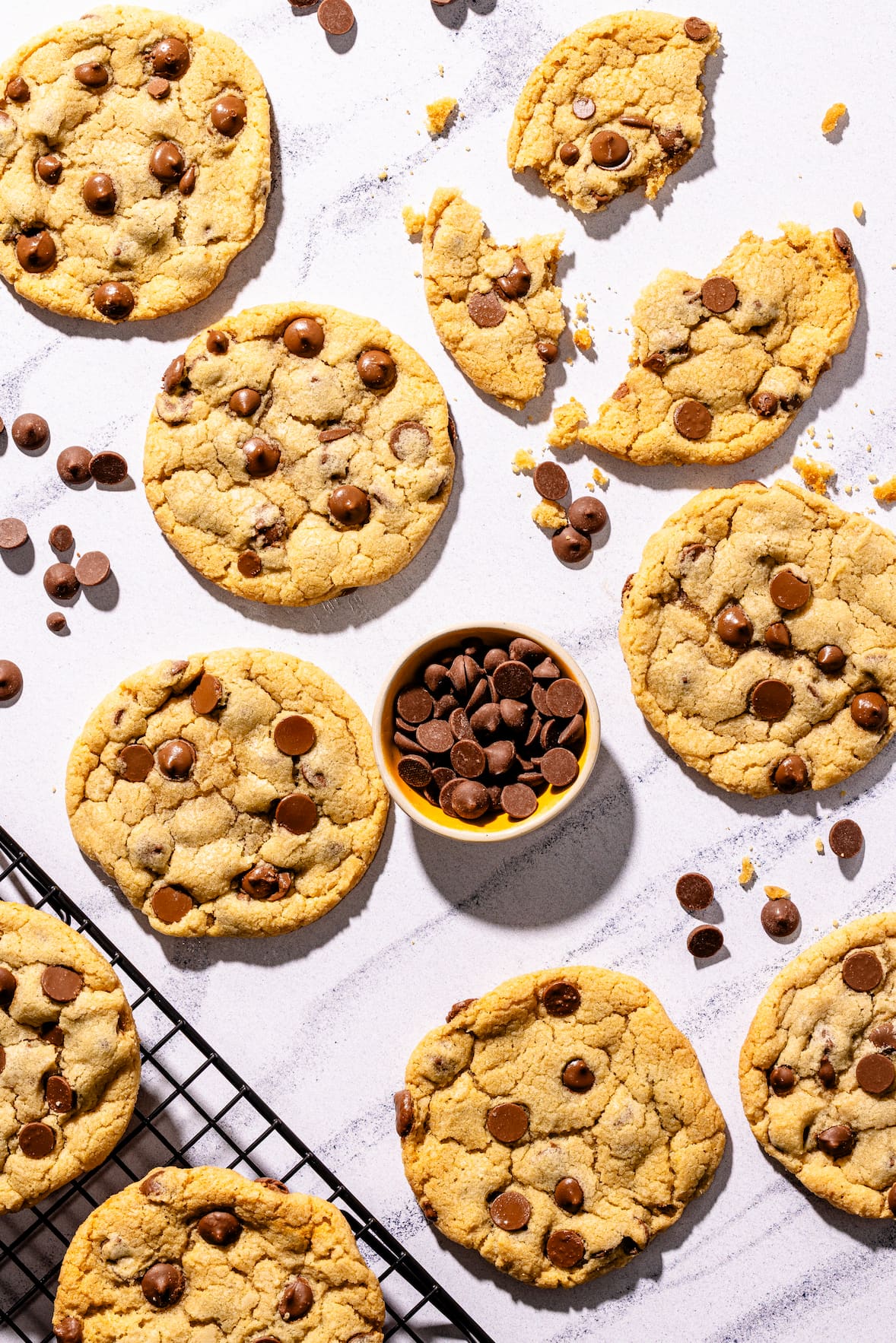 Biscuits aux brisures de chocolat