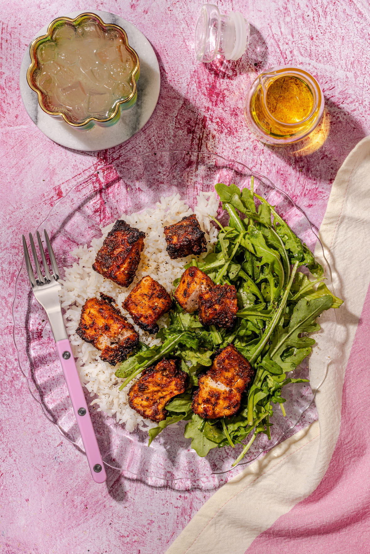 Bouchées de saumon au air fryer